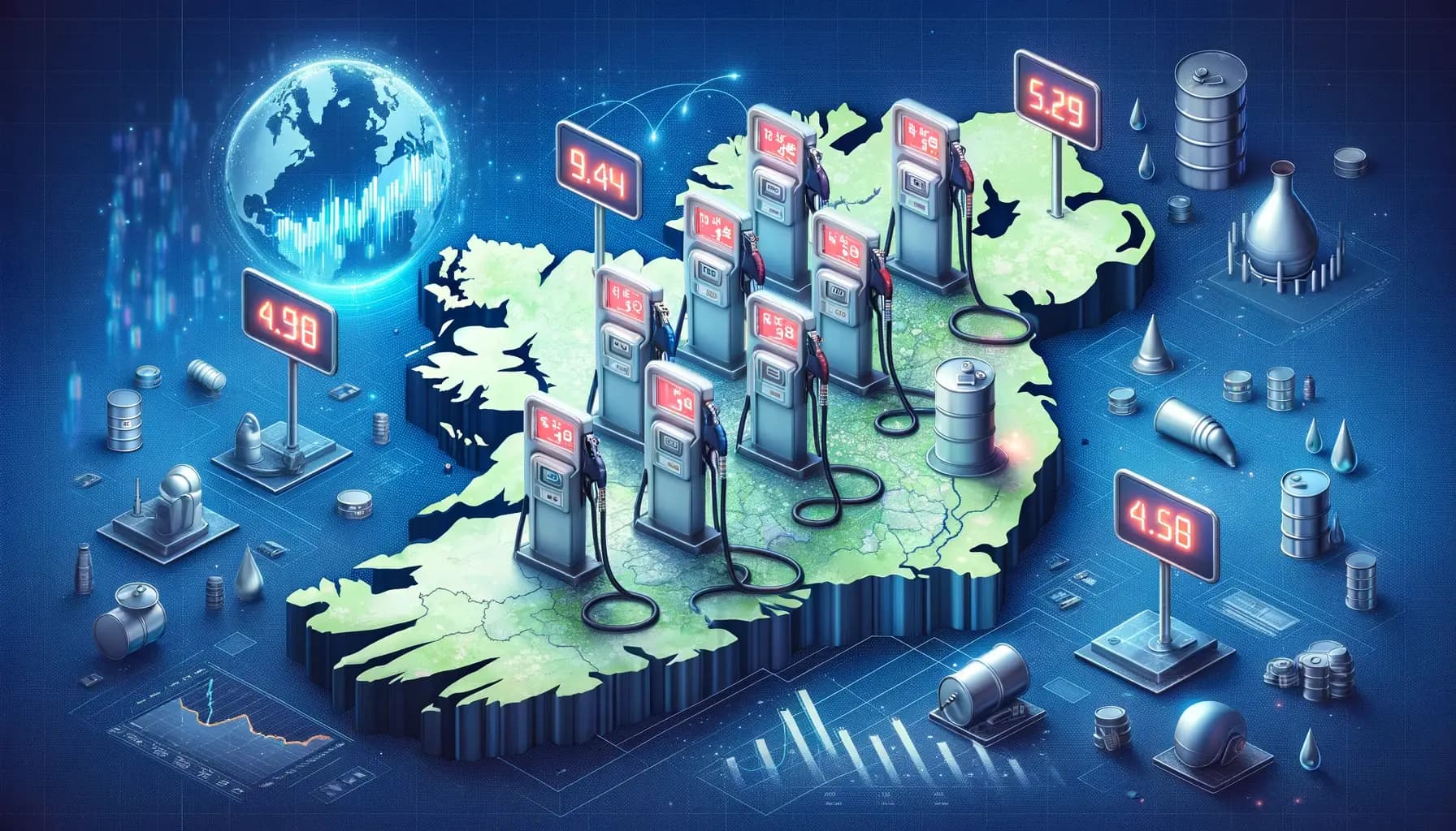 Week 51-23 Analysis: Impact of Global Oil Trends on Ireland's Fuel Prices